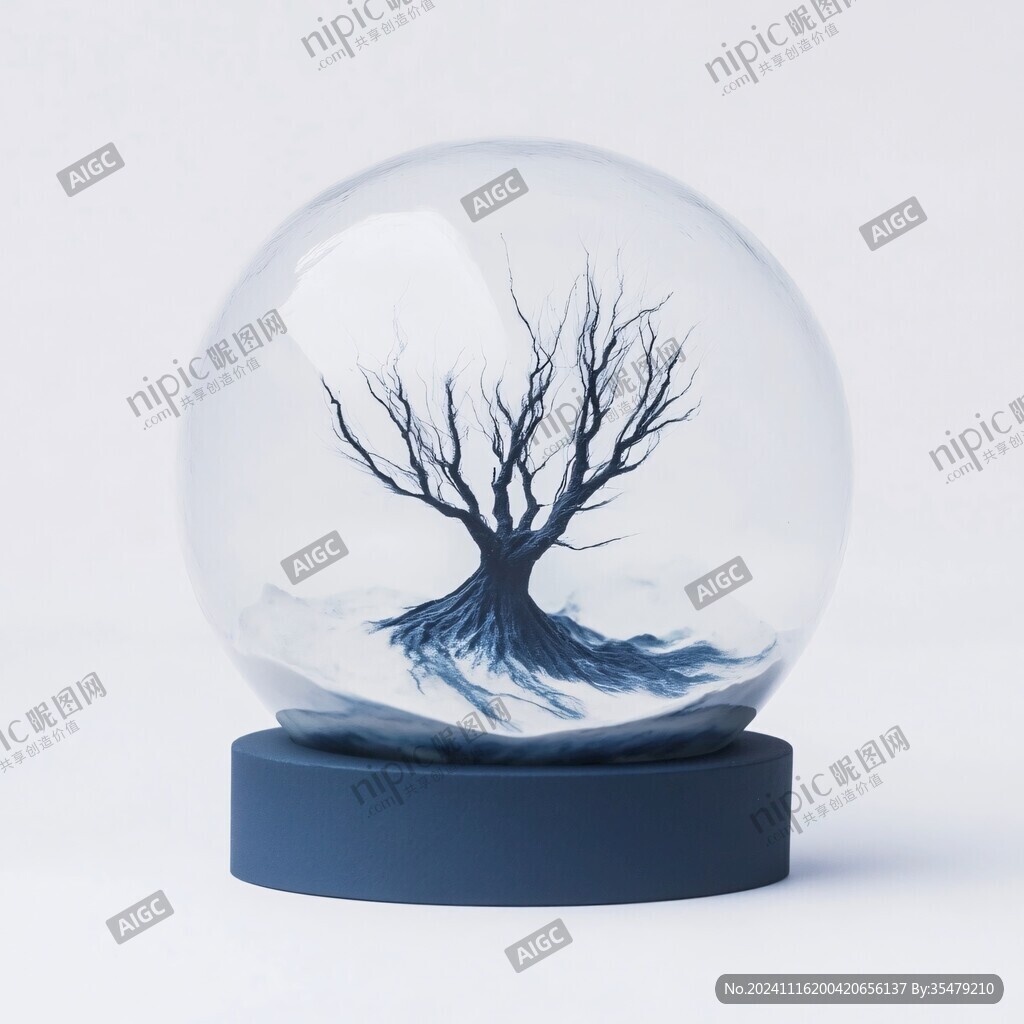 白鹿水晶球