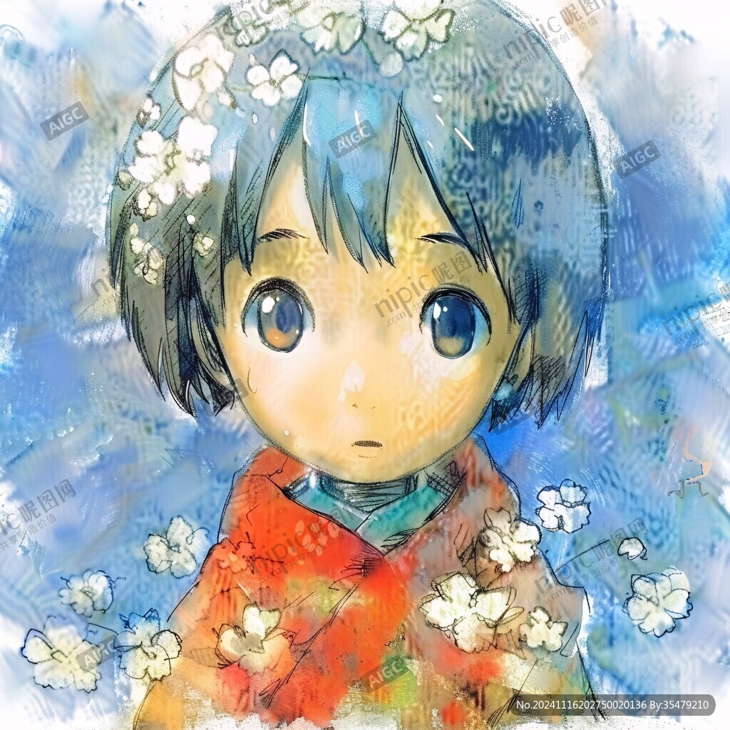 漫画唯美动漫水彩画