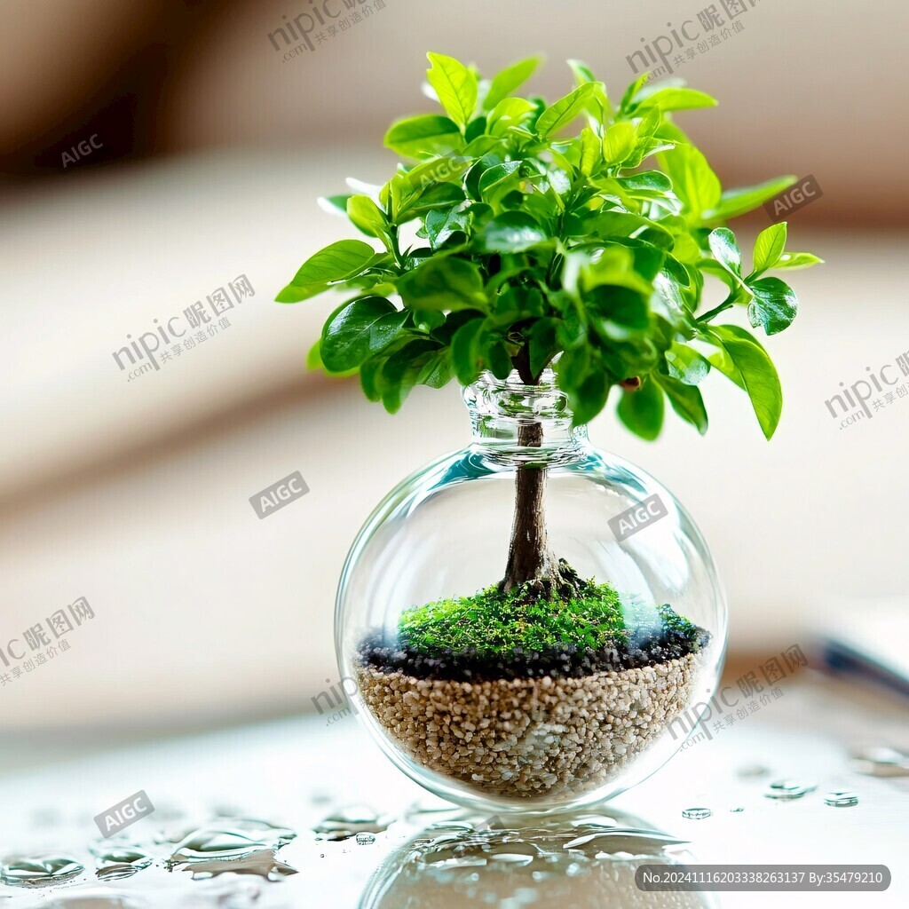 水培圆球花瓶