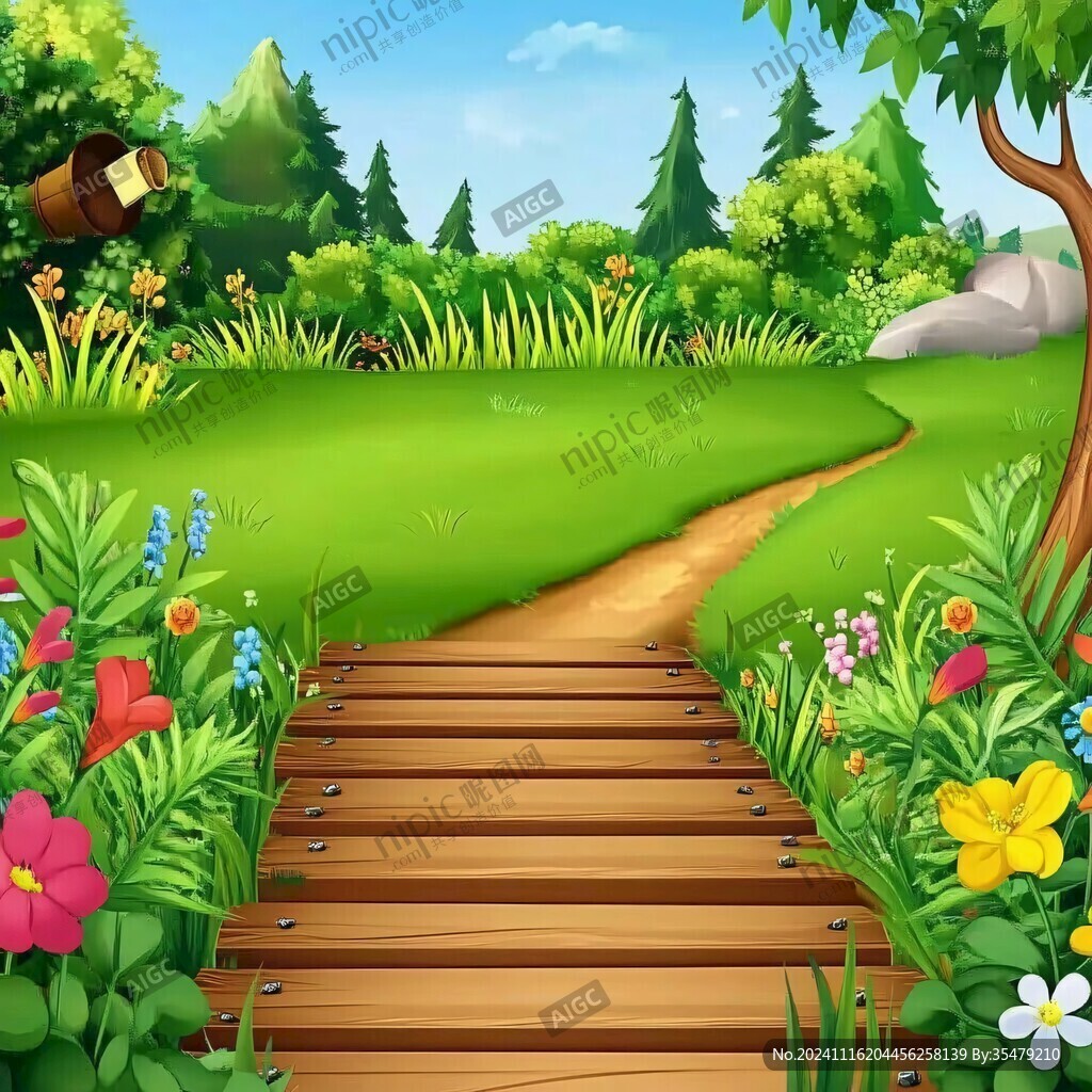 动漫卡通卡通景观