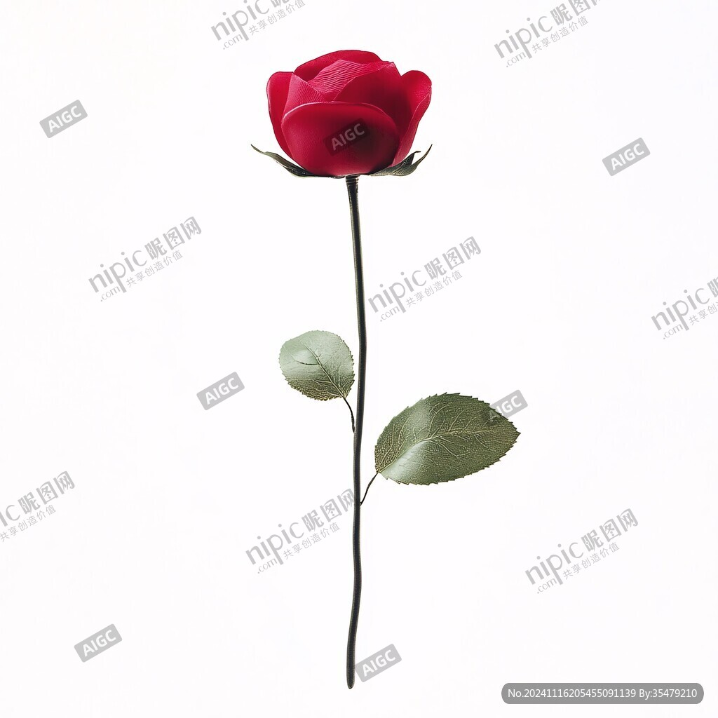 一支玫瑰花朵鲜花
