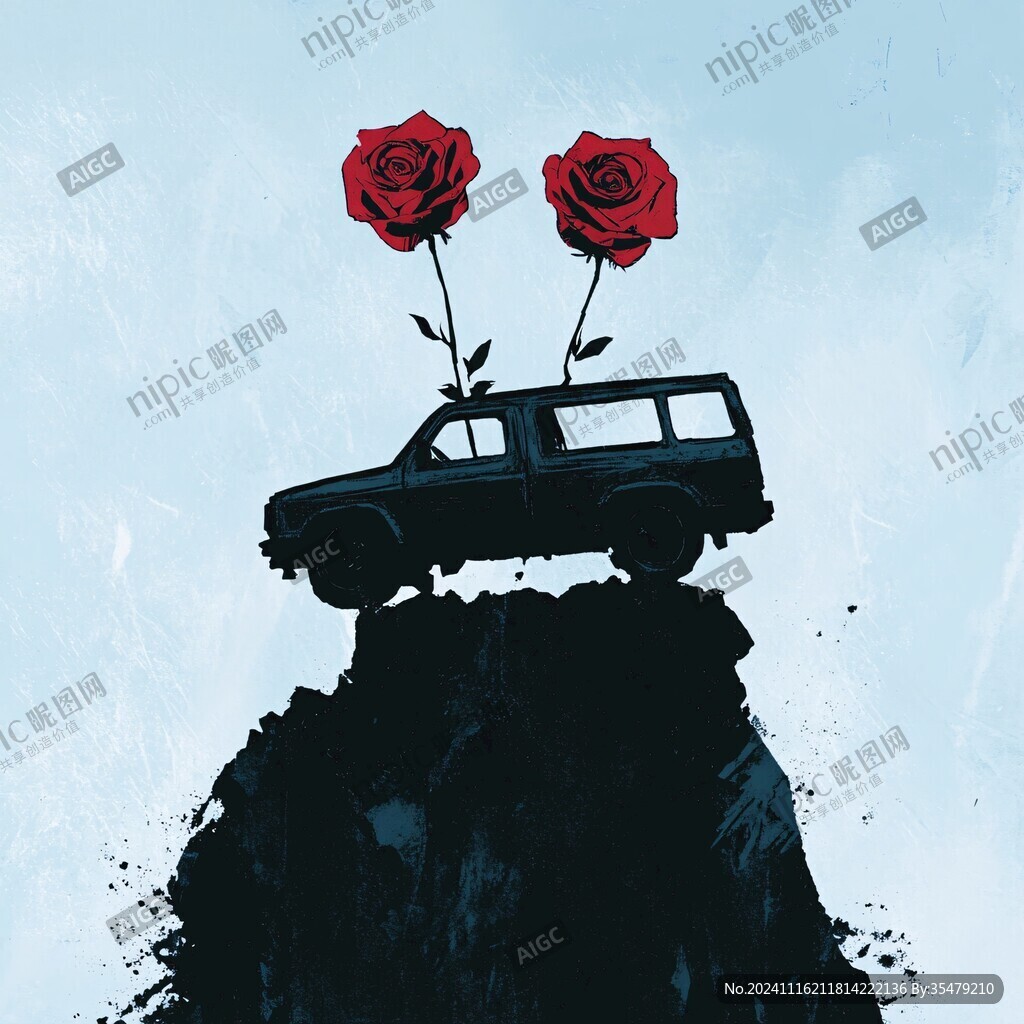 玫瑰花车