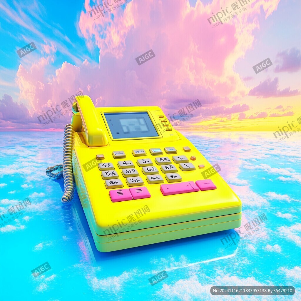 黄色的电话