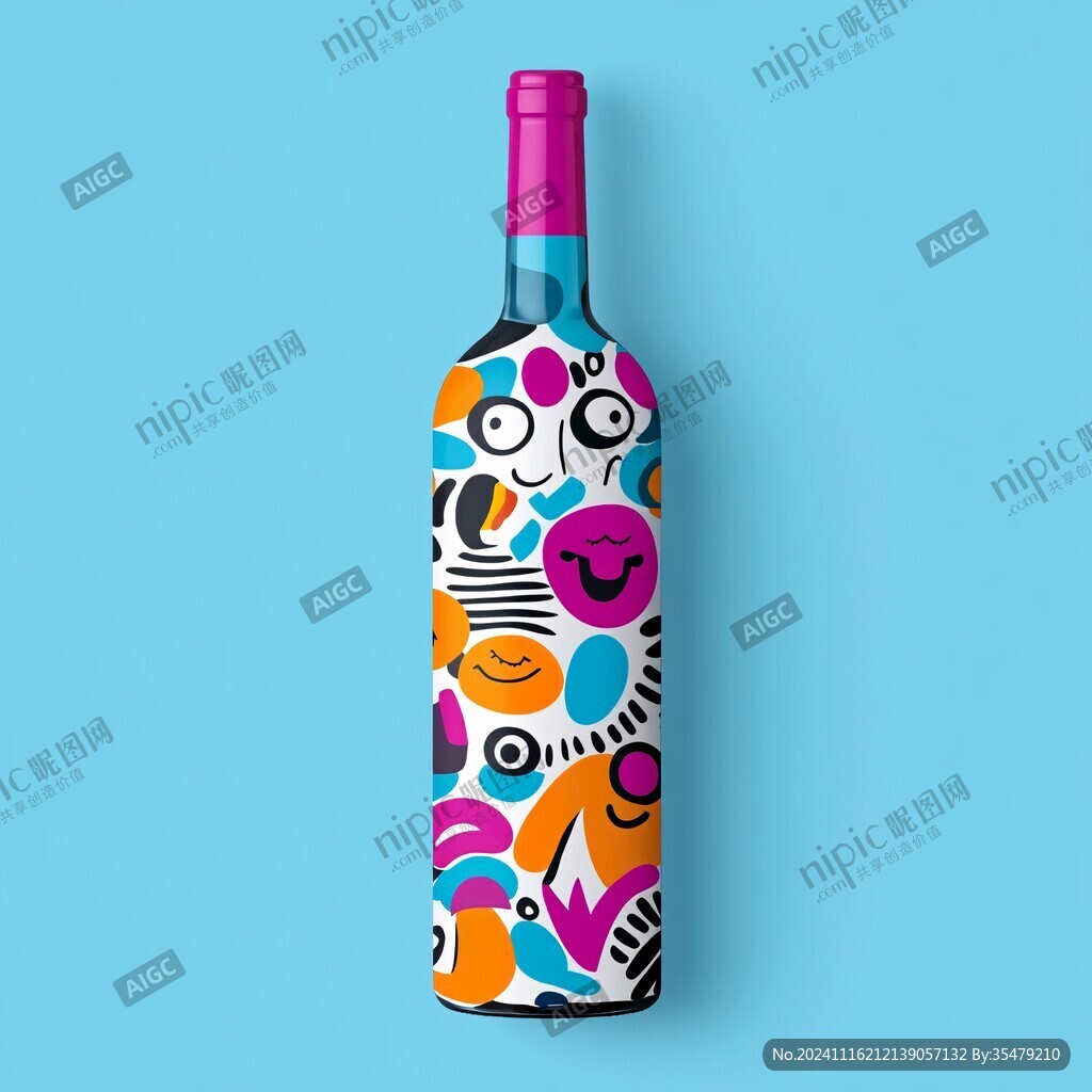 创造性酒瓶子