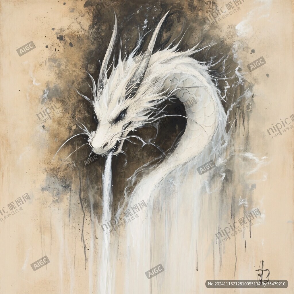 古风龙插画