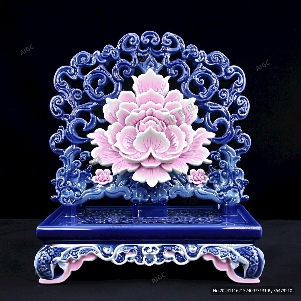 花开富贵工艺品