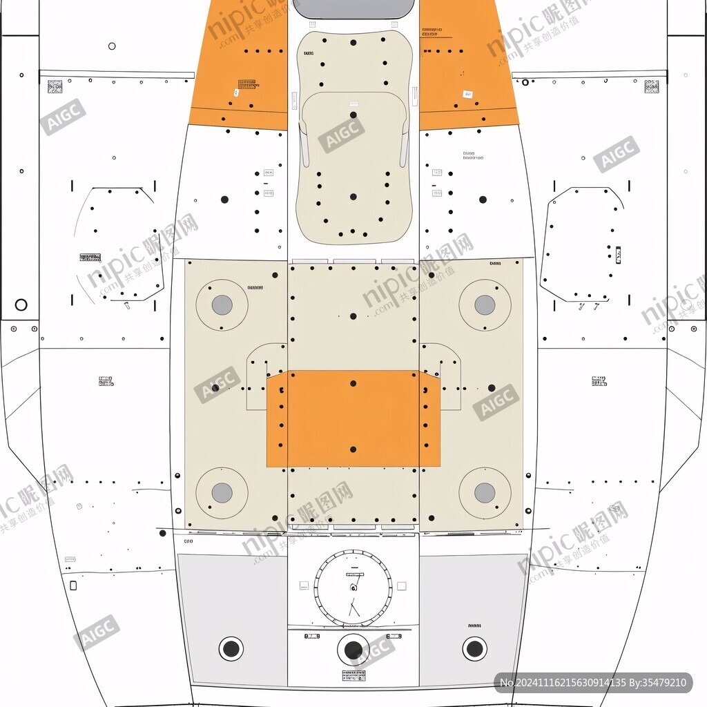 世纪莲体育馆扁平图
