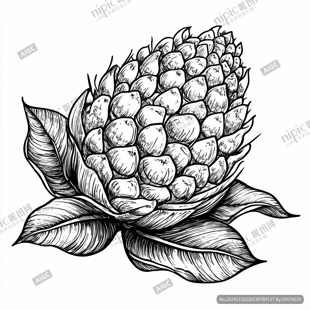 刺梨线描