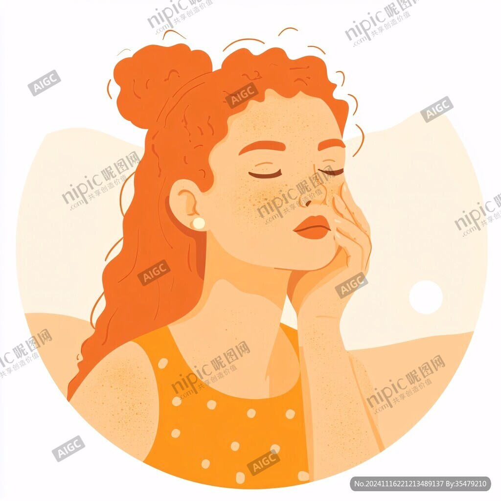 人物情绪插画