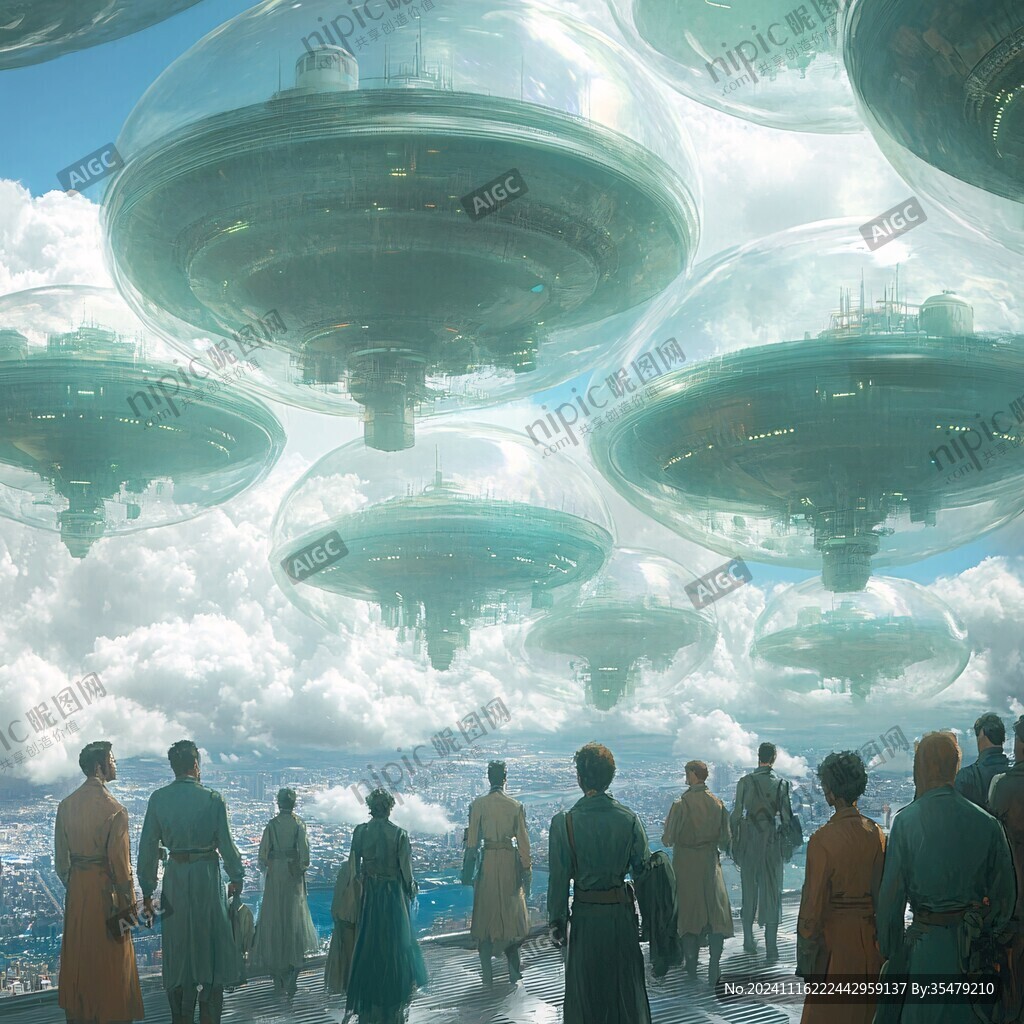 手绘飞碟场馆