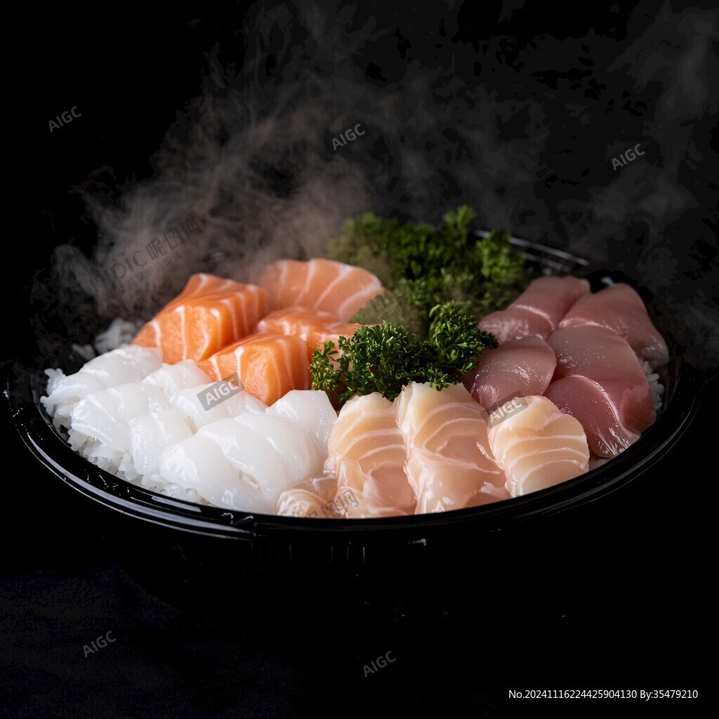 日式海鲜火锅日式盖饭