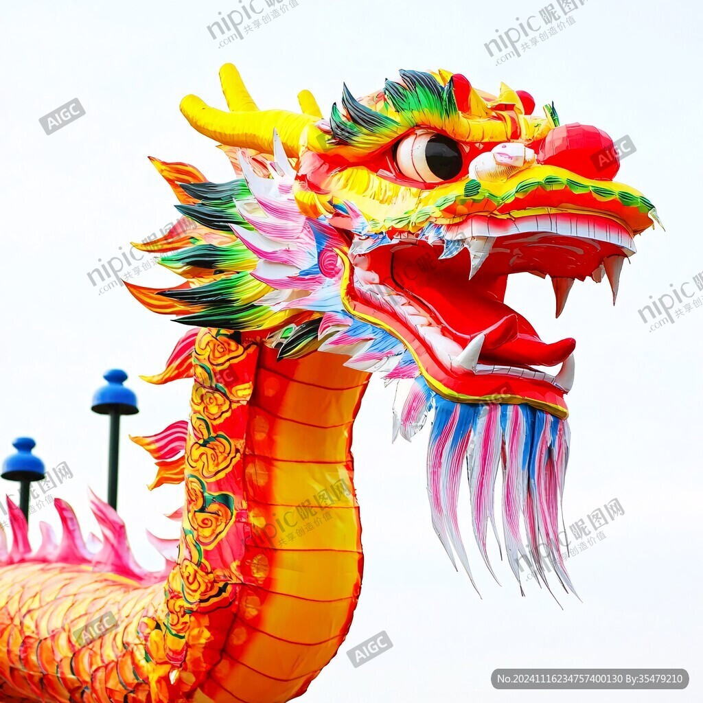 龙年春节巨龙雕塑