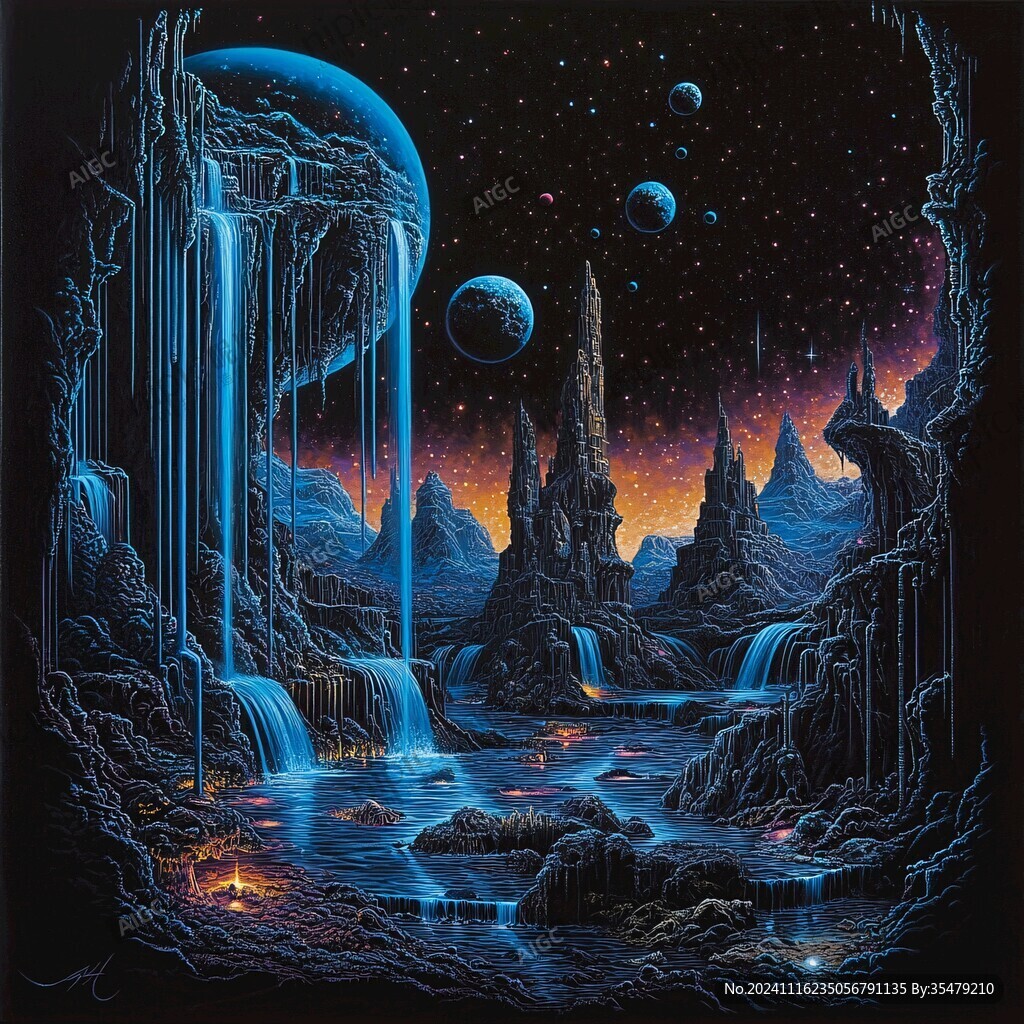 科幻立体画