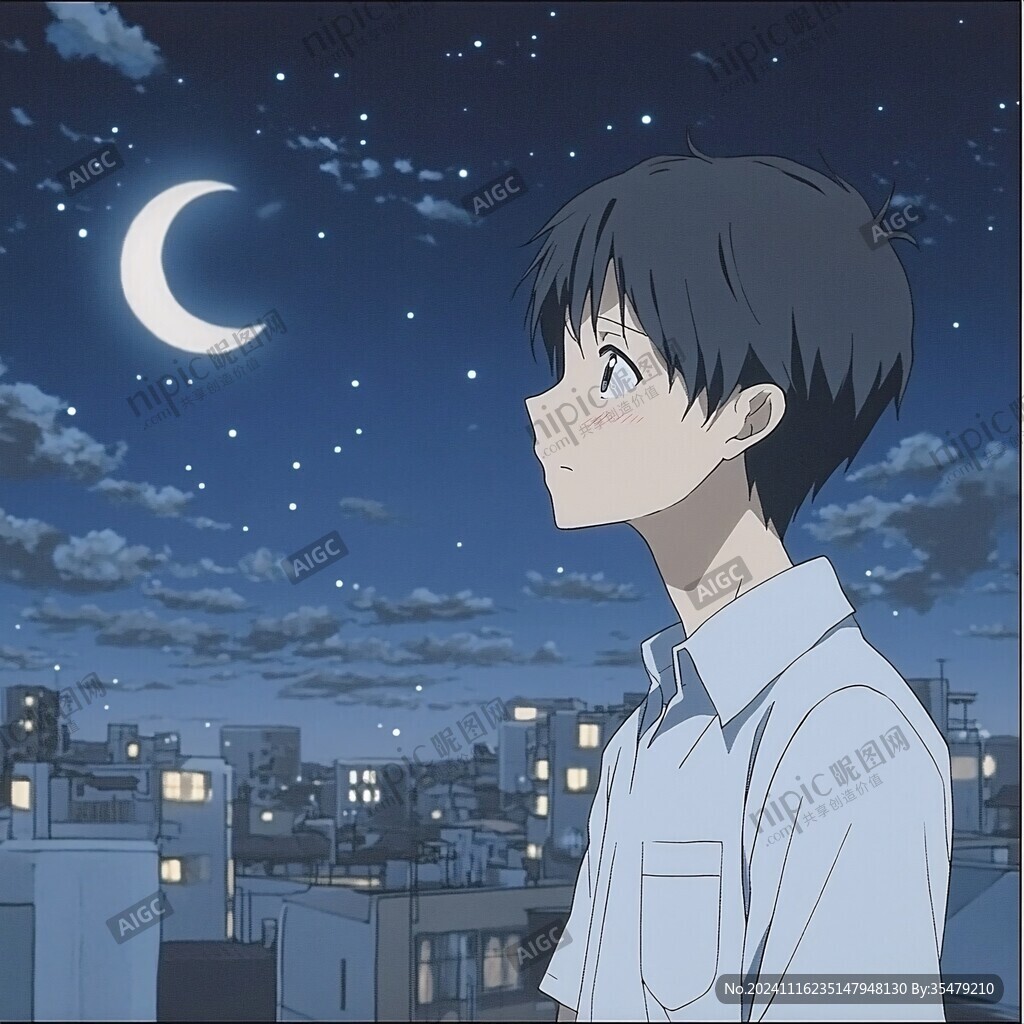 仰望天空少年的心