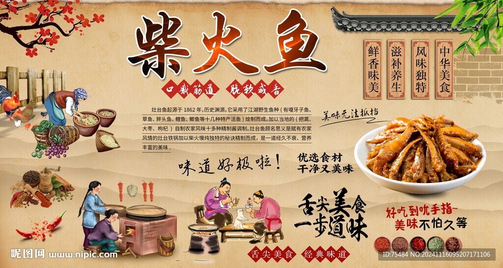 柴火鱼
