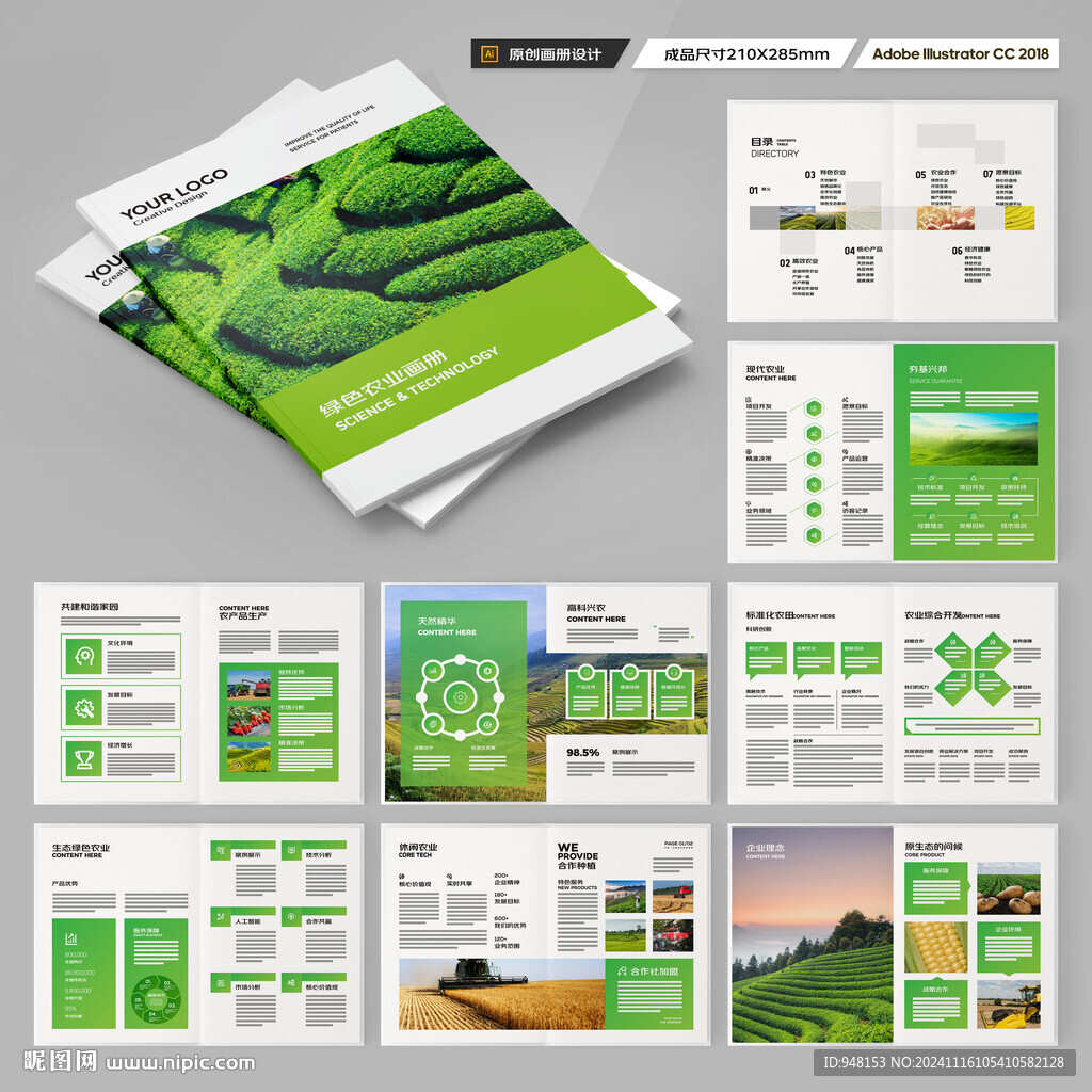 农产品宣传册