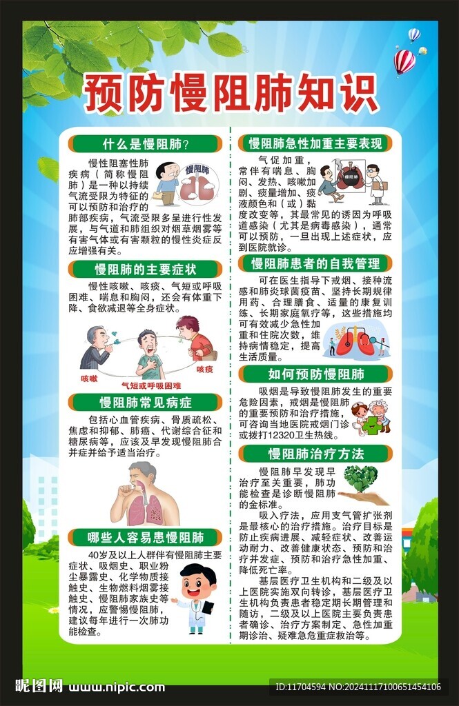 世界慢肺阻日海报