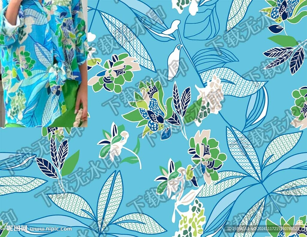 树叶花朵
