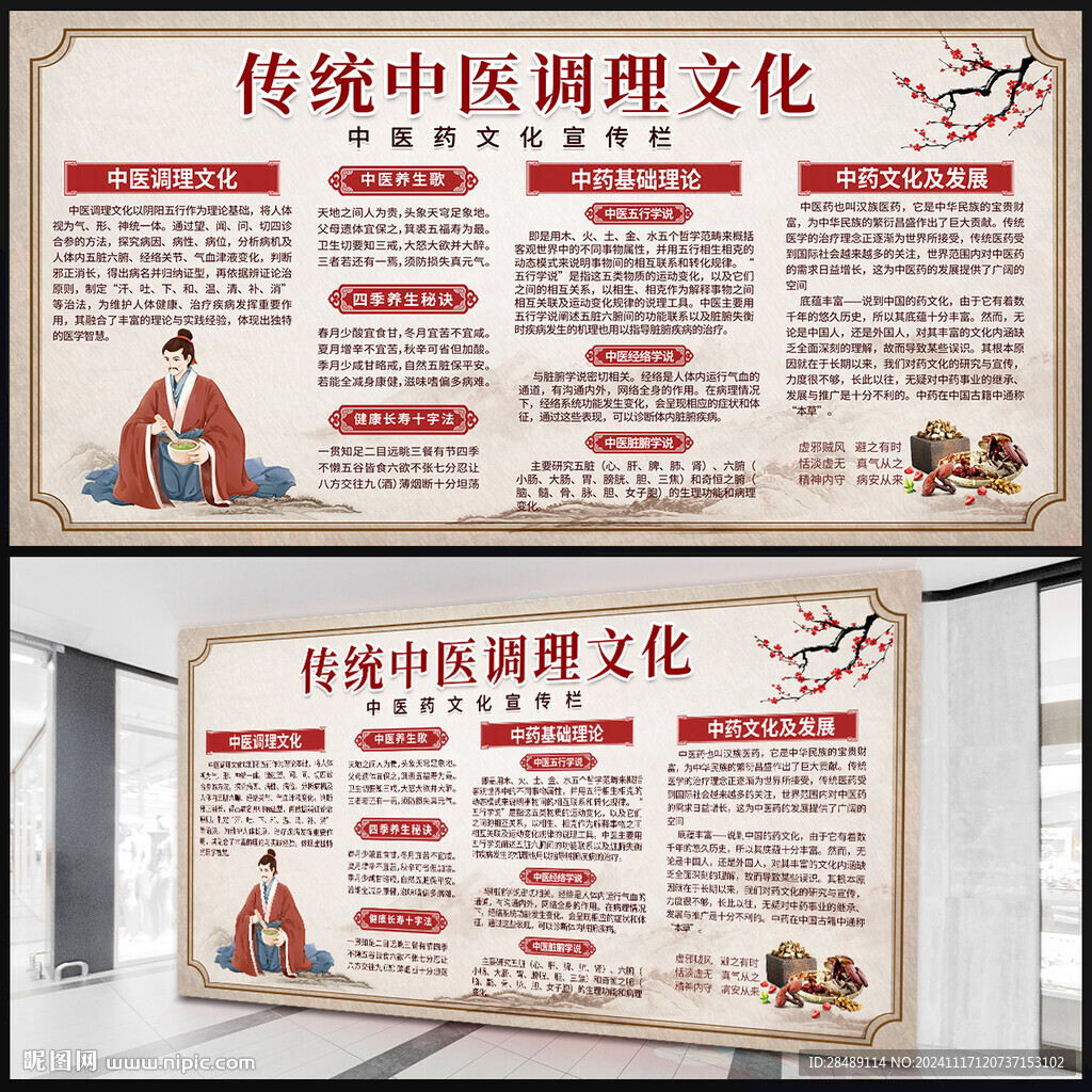 中医文化宣传栏