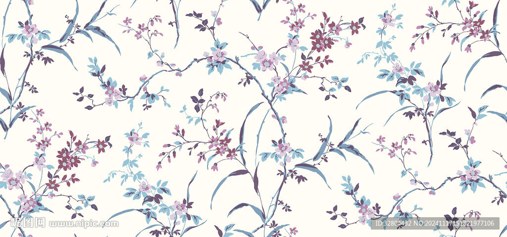 数码印花 乱花