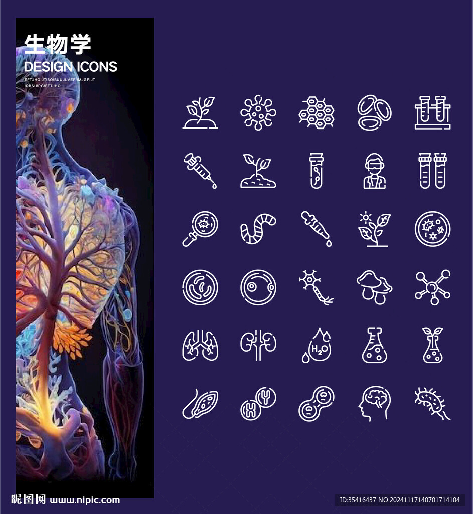 生物学图标