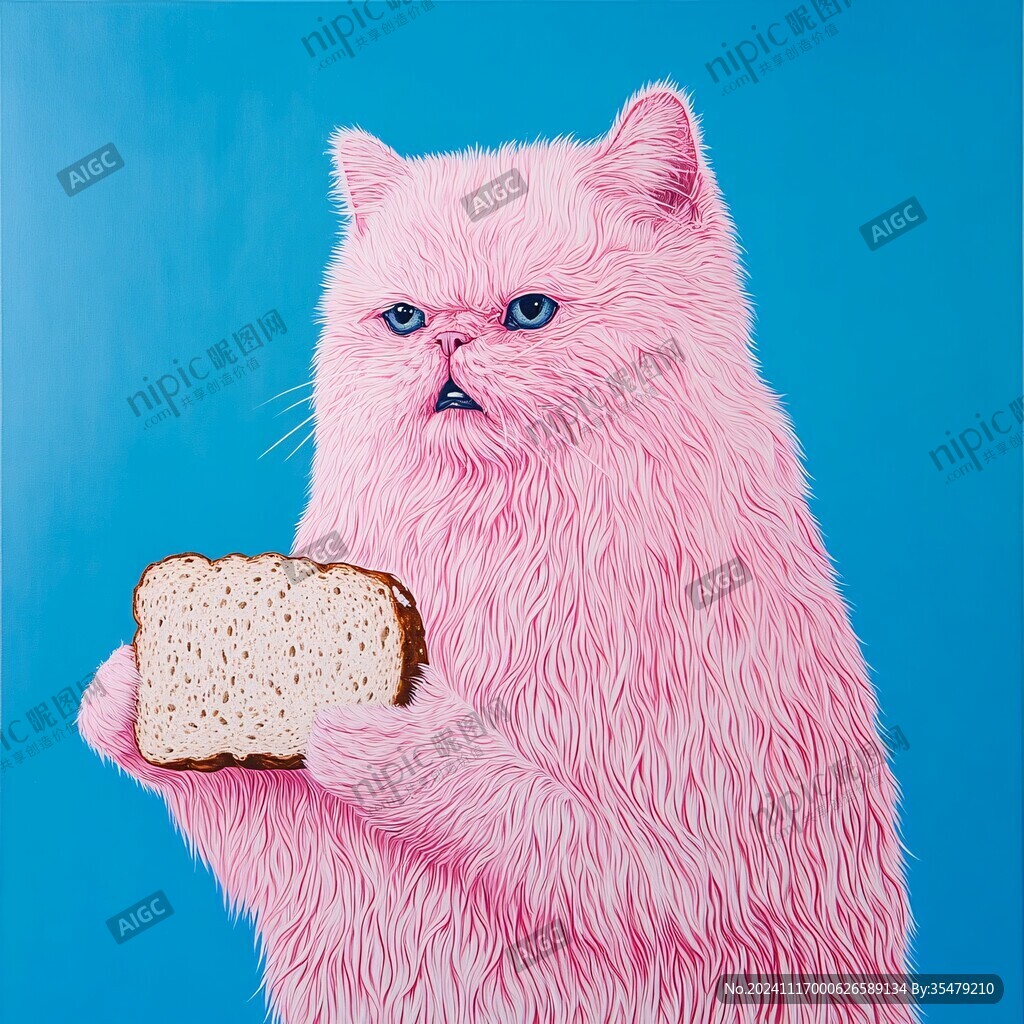 猫粮插画设计