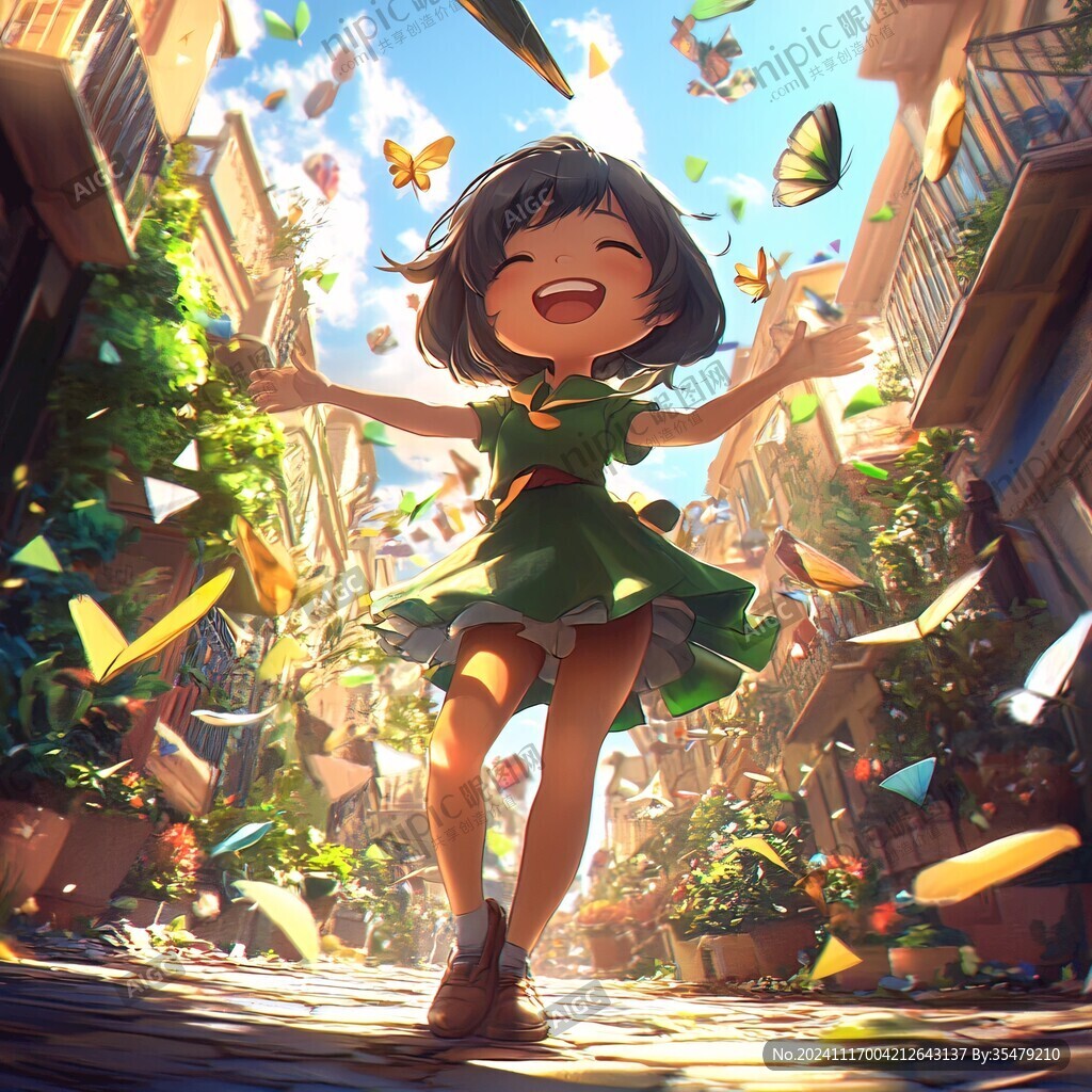 日韩厚涂插画