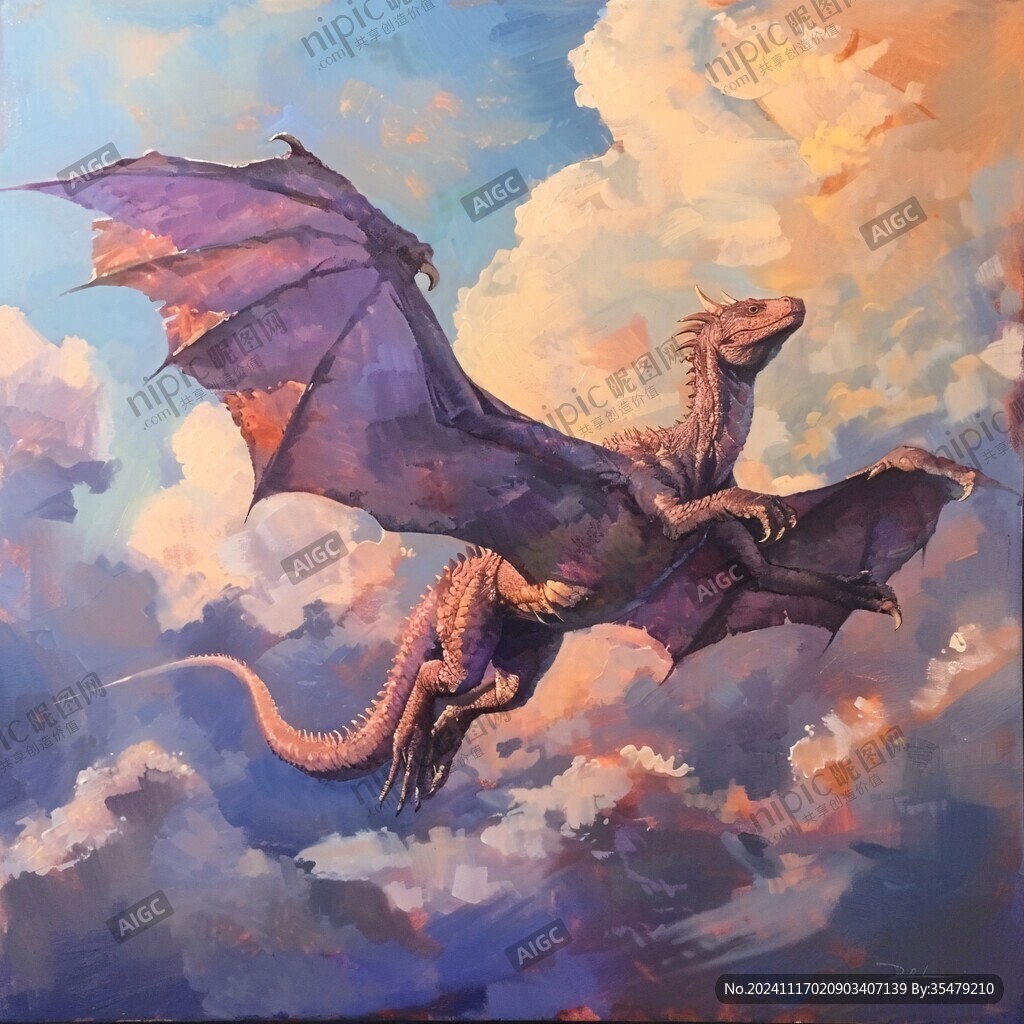 飞龙在天插画