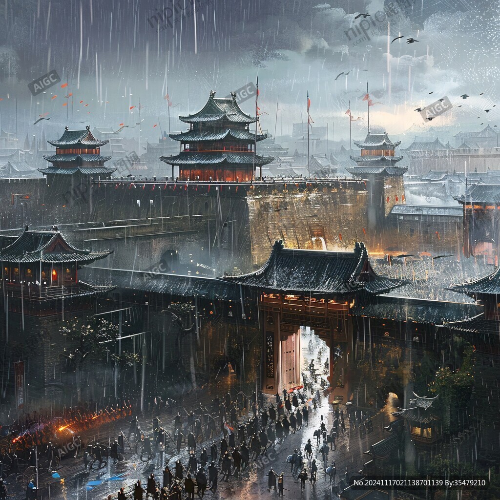 横店插画