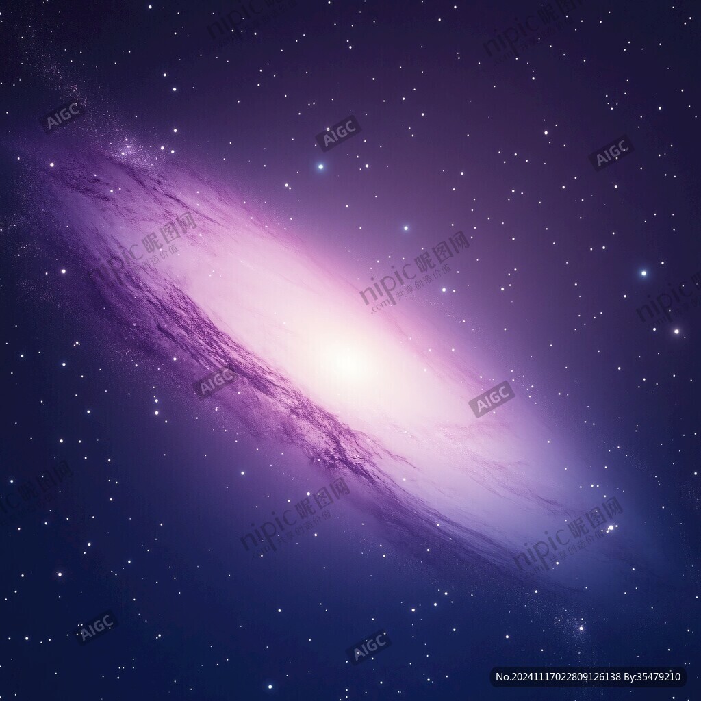 星空宇宙紫色星空