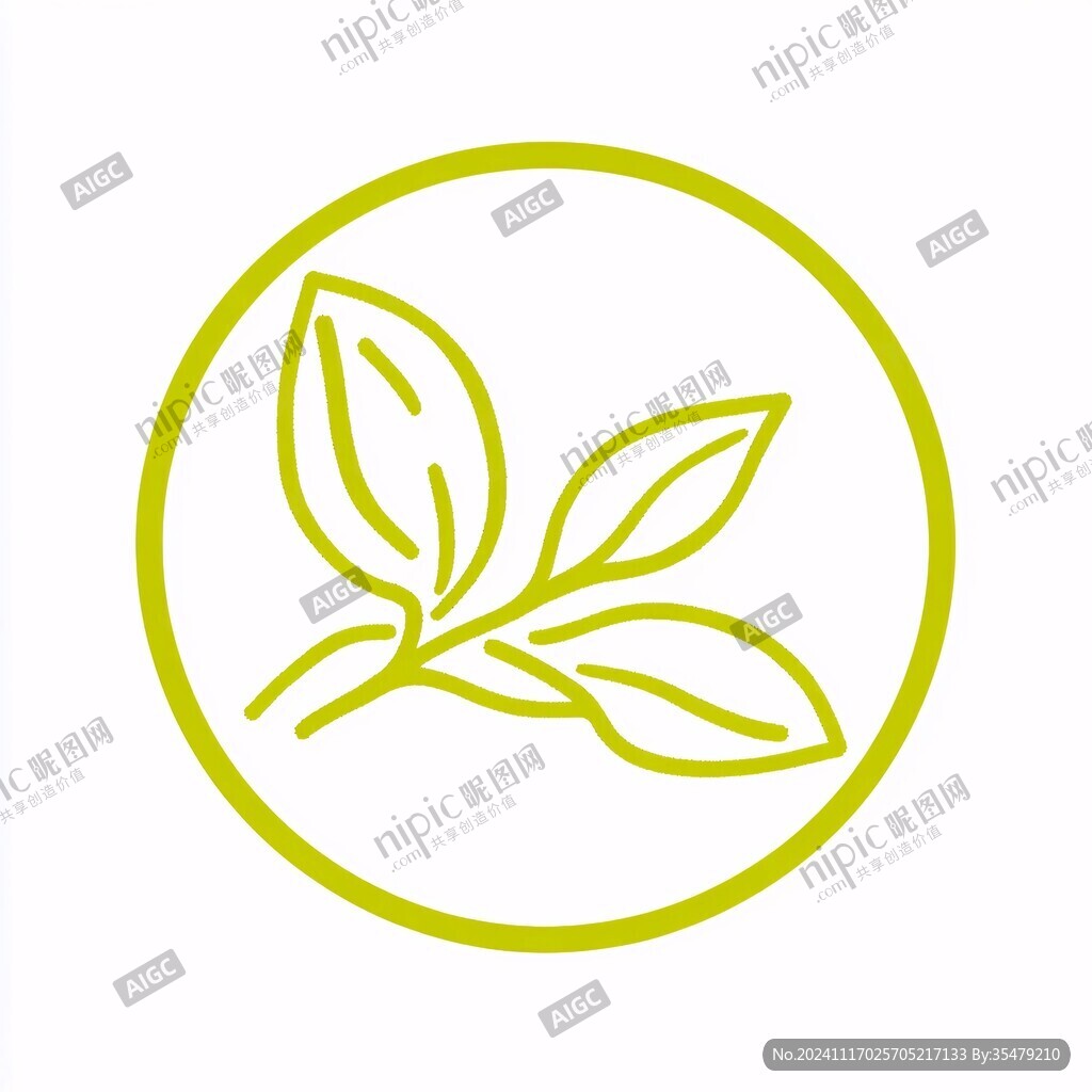 茶树叶logo