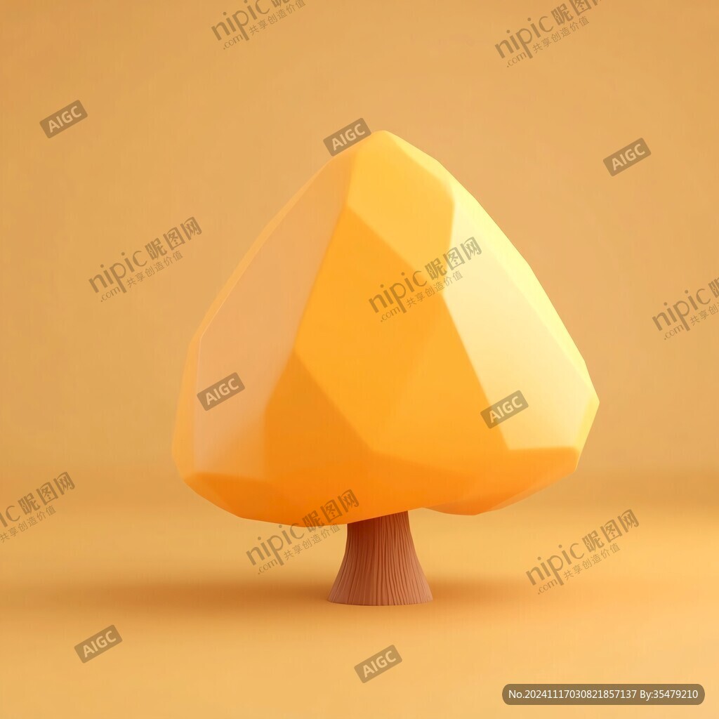 lowpoly橙子