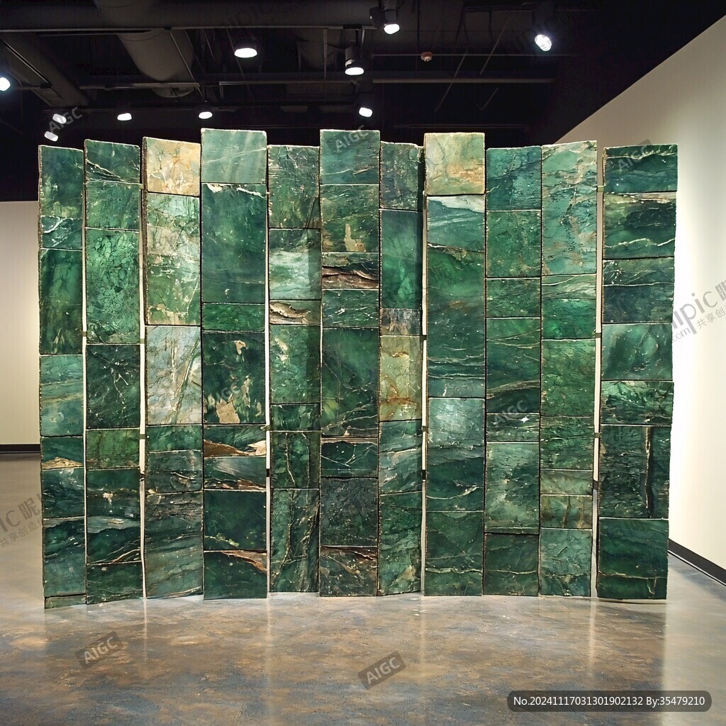 云石隔断展架