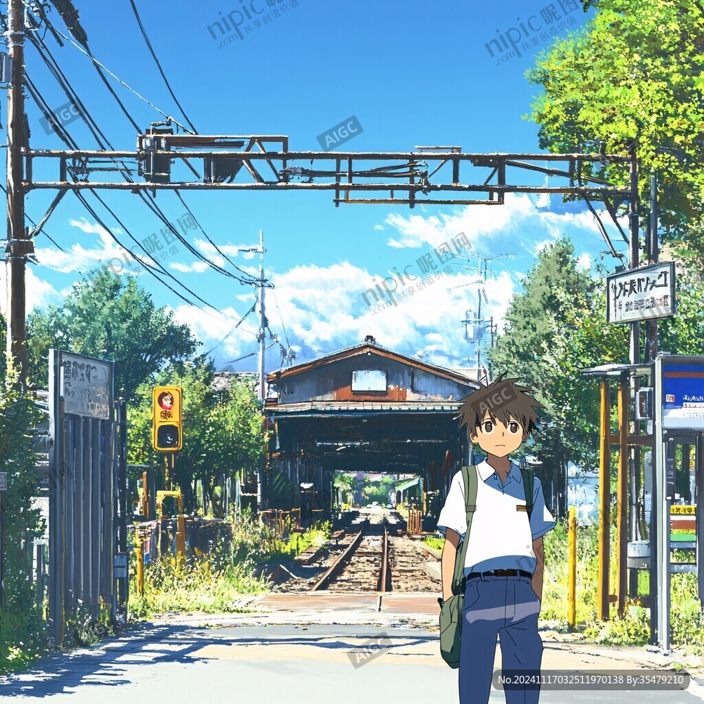 等火车场景