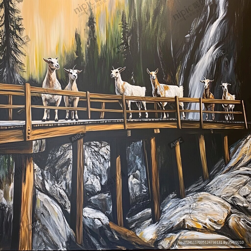 羊餐馆壁画