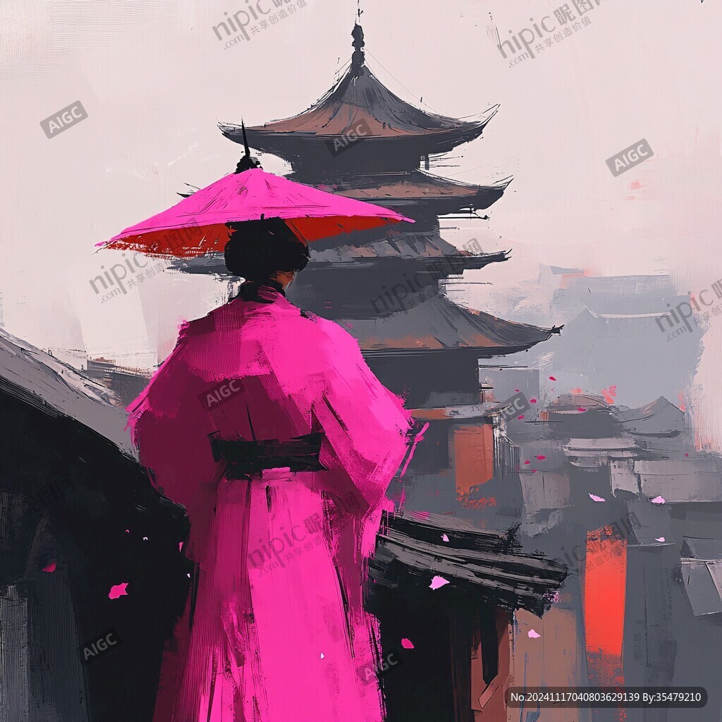 横店插画