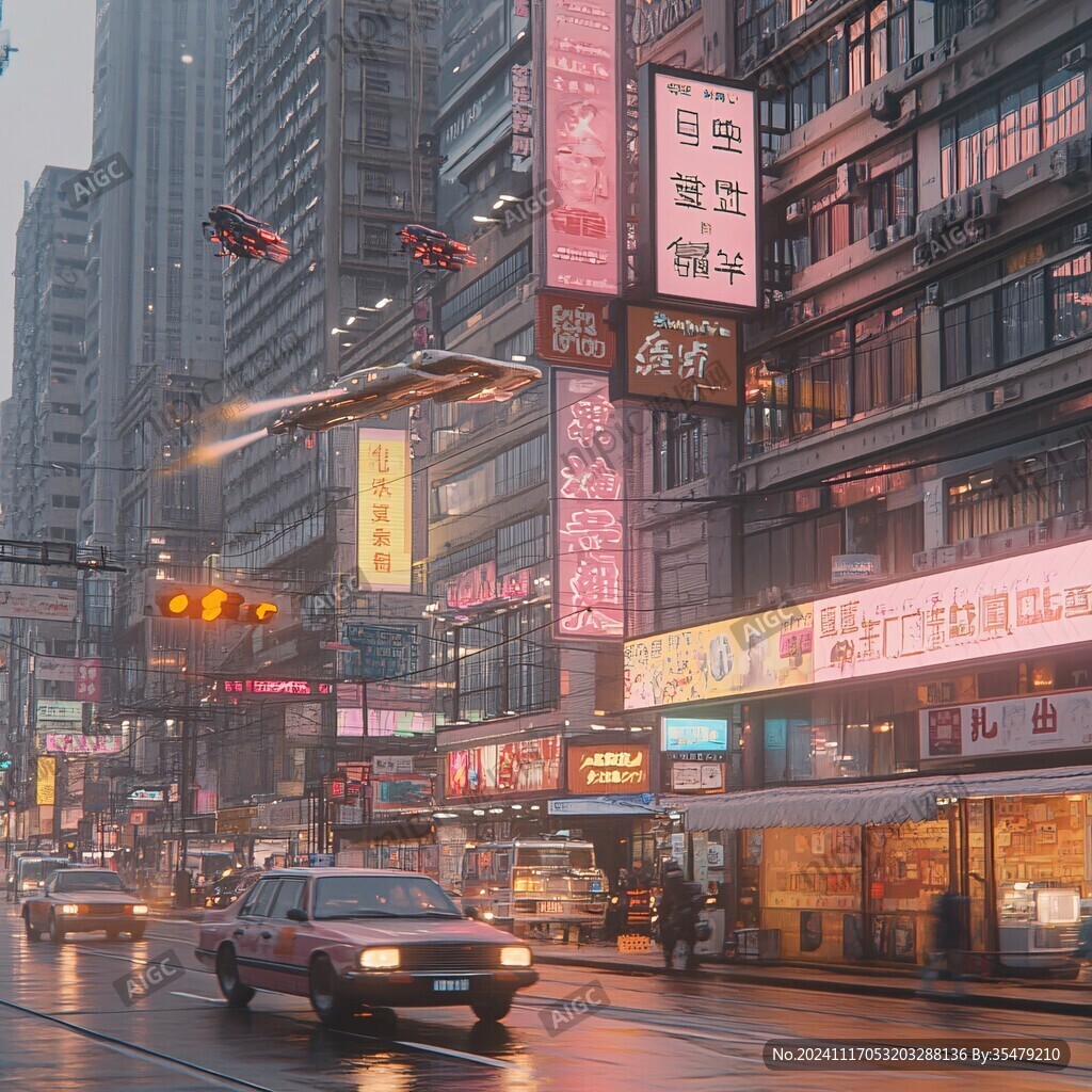 港风街景