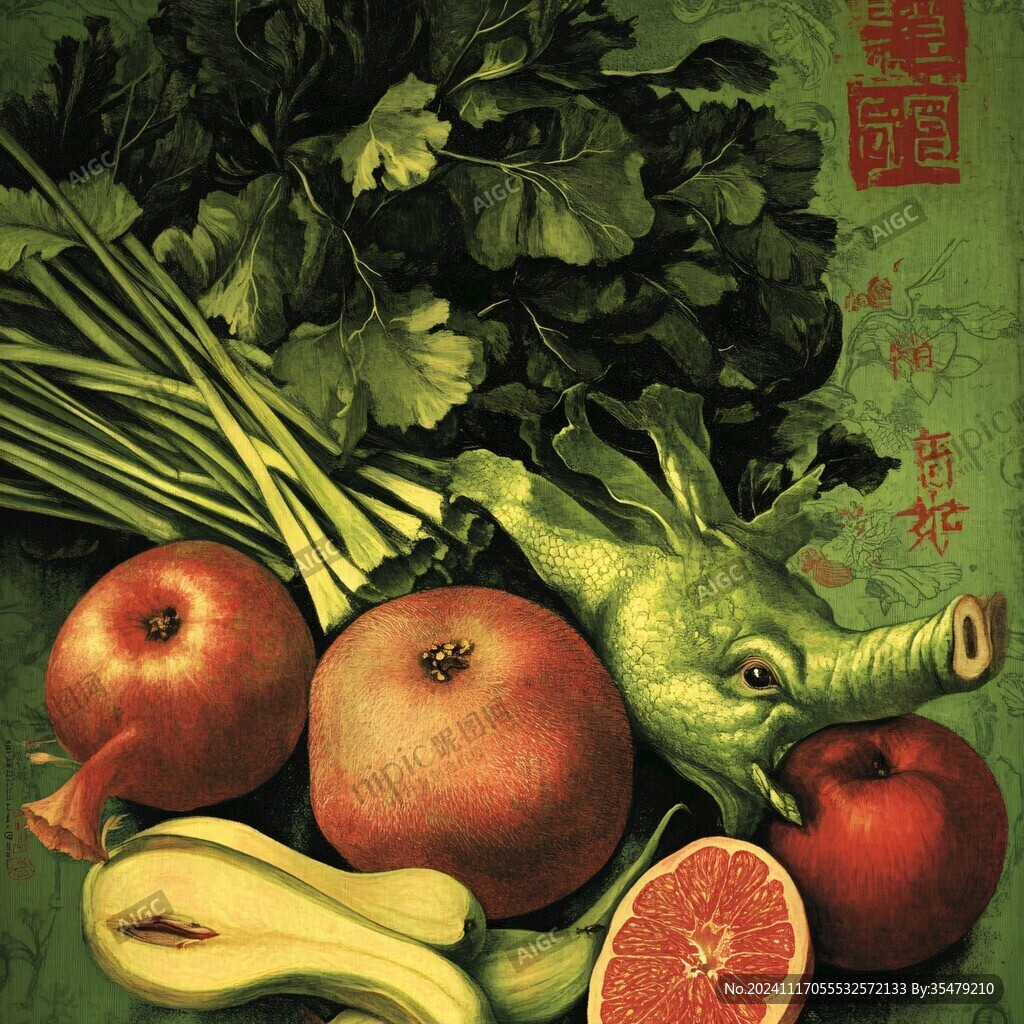 蔬果装饰画