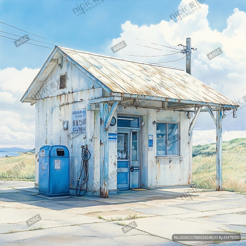 风景厚涂