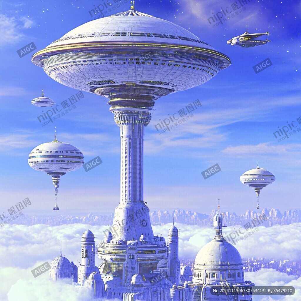幻想的外星建筑