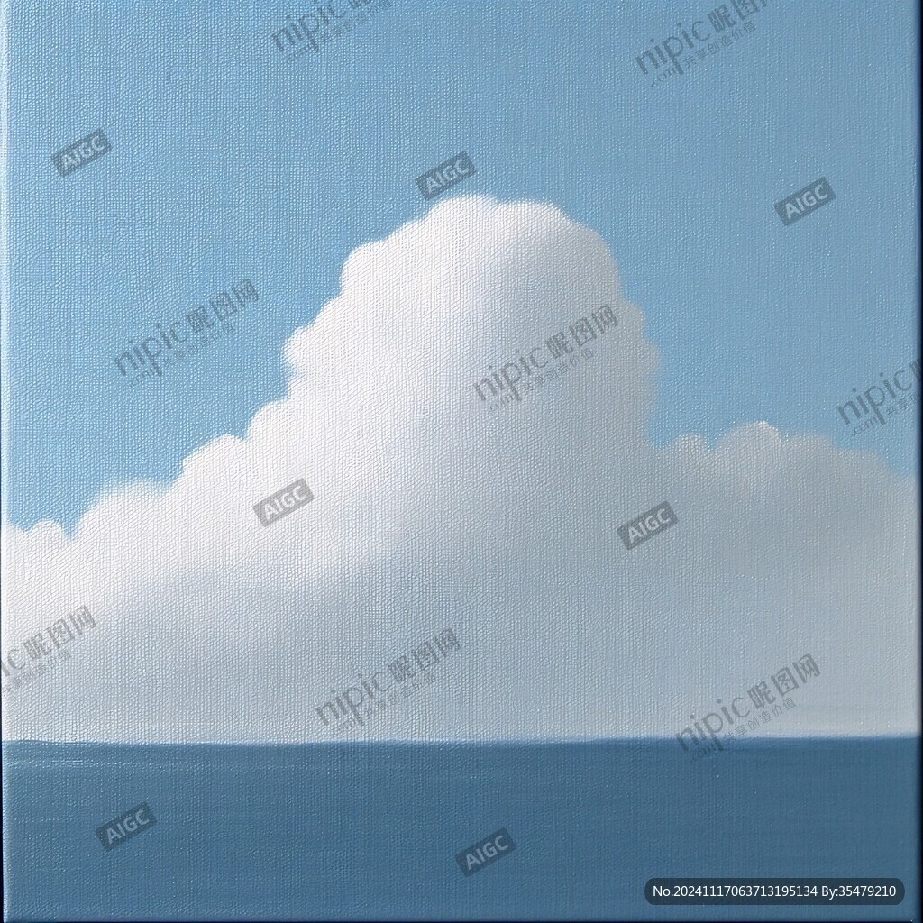 蓝天白云电脑屏保