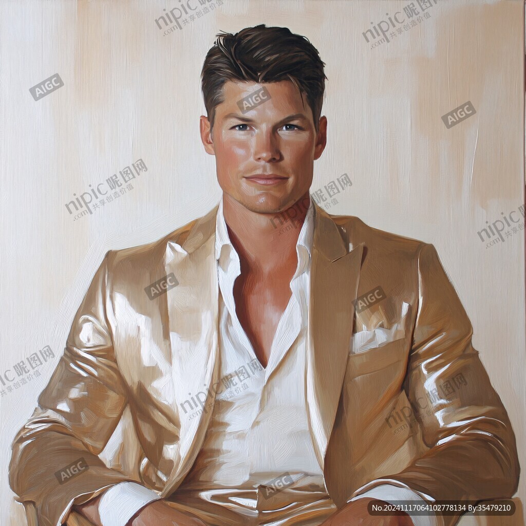 写实人物插画