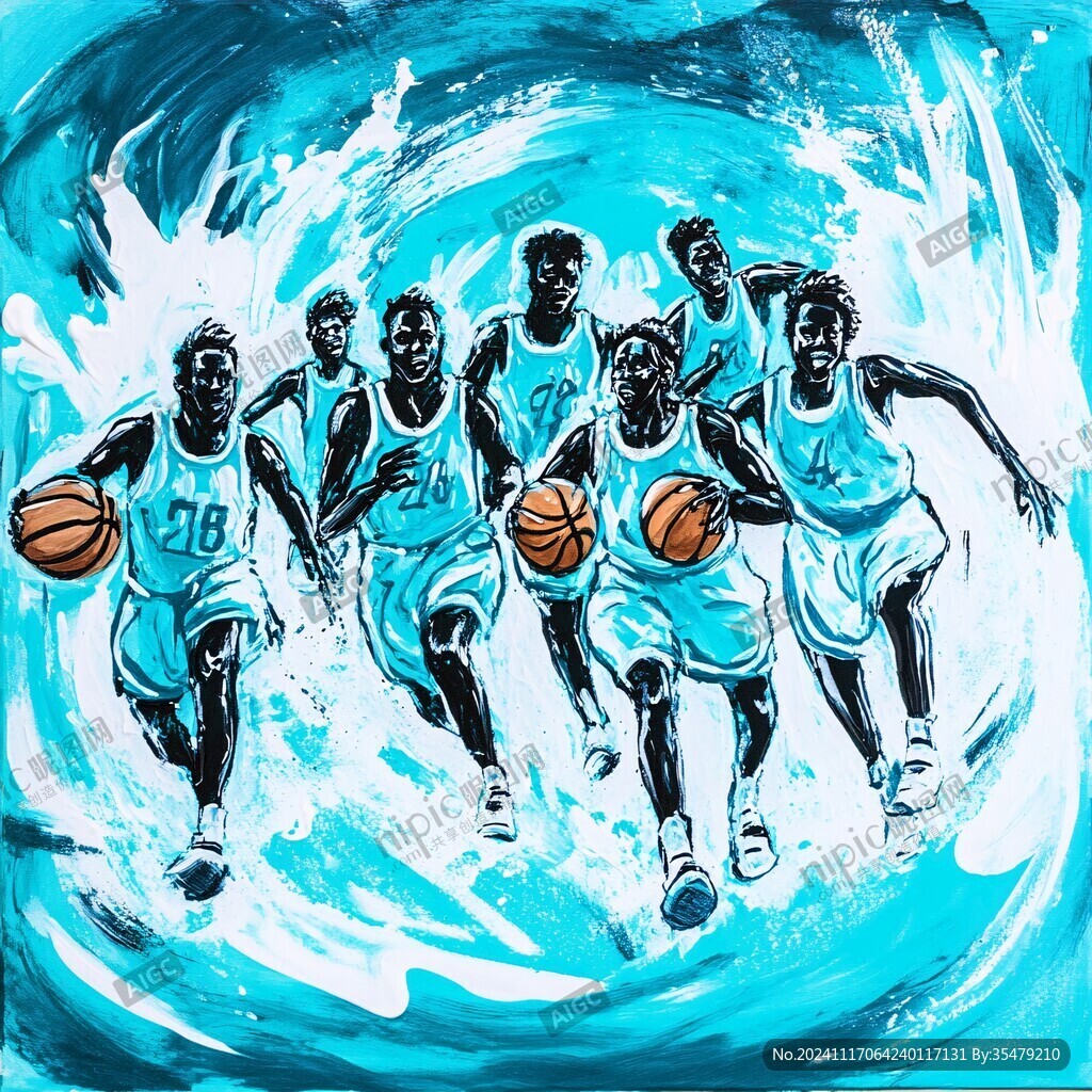 nba插画