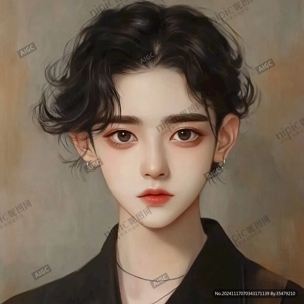 高级感女插画