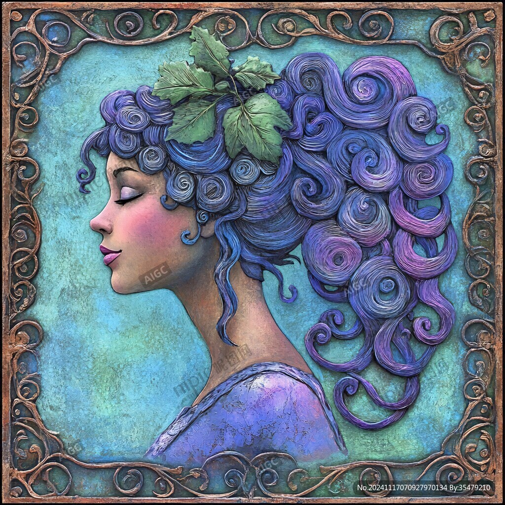 美杜莎装饰画