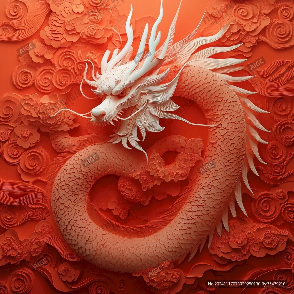 龙立体图案