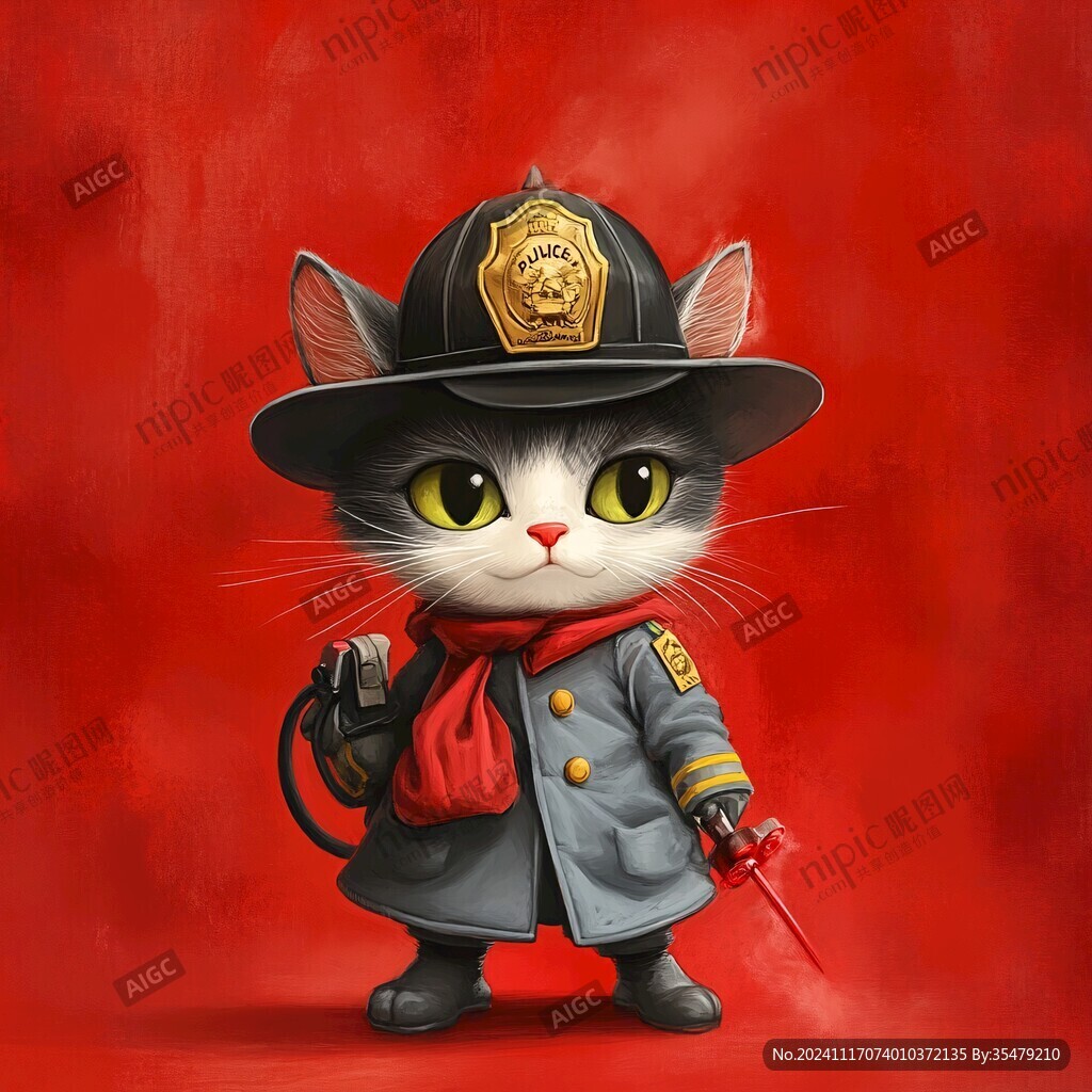 消防员猫咪