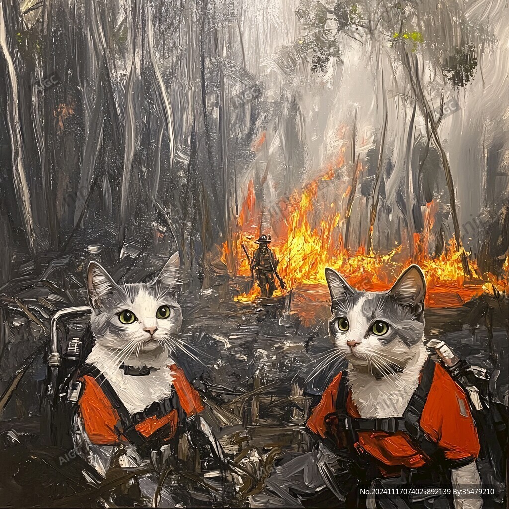 消防员猫咪
