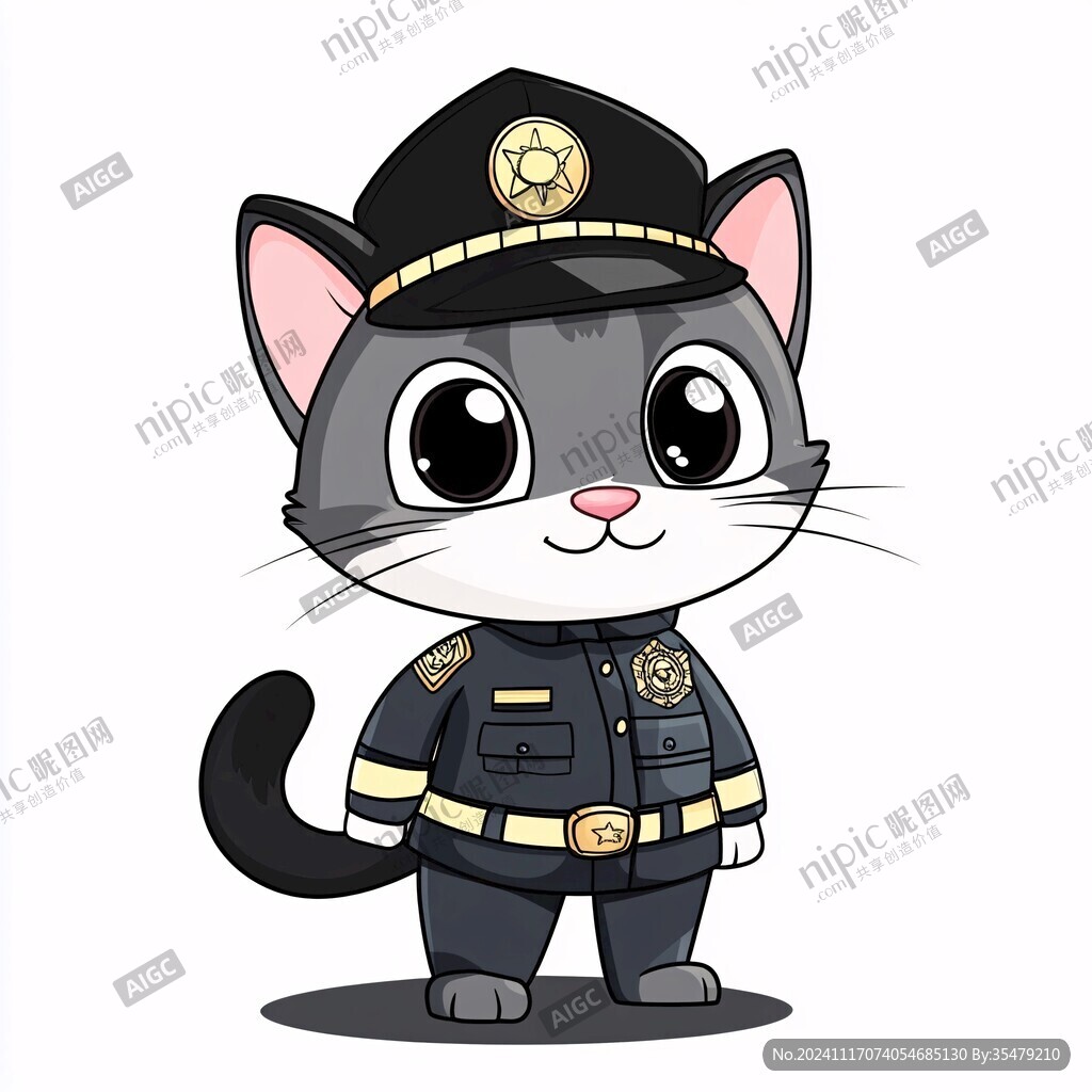 猫咪拟人形象设计