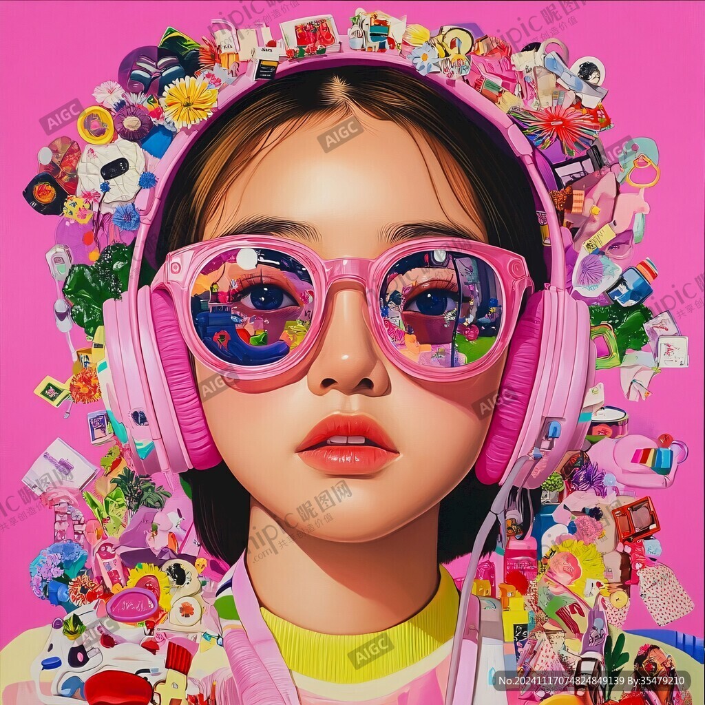 网红潮流插画